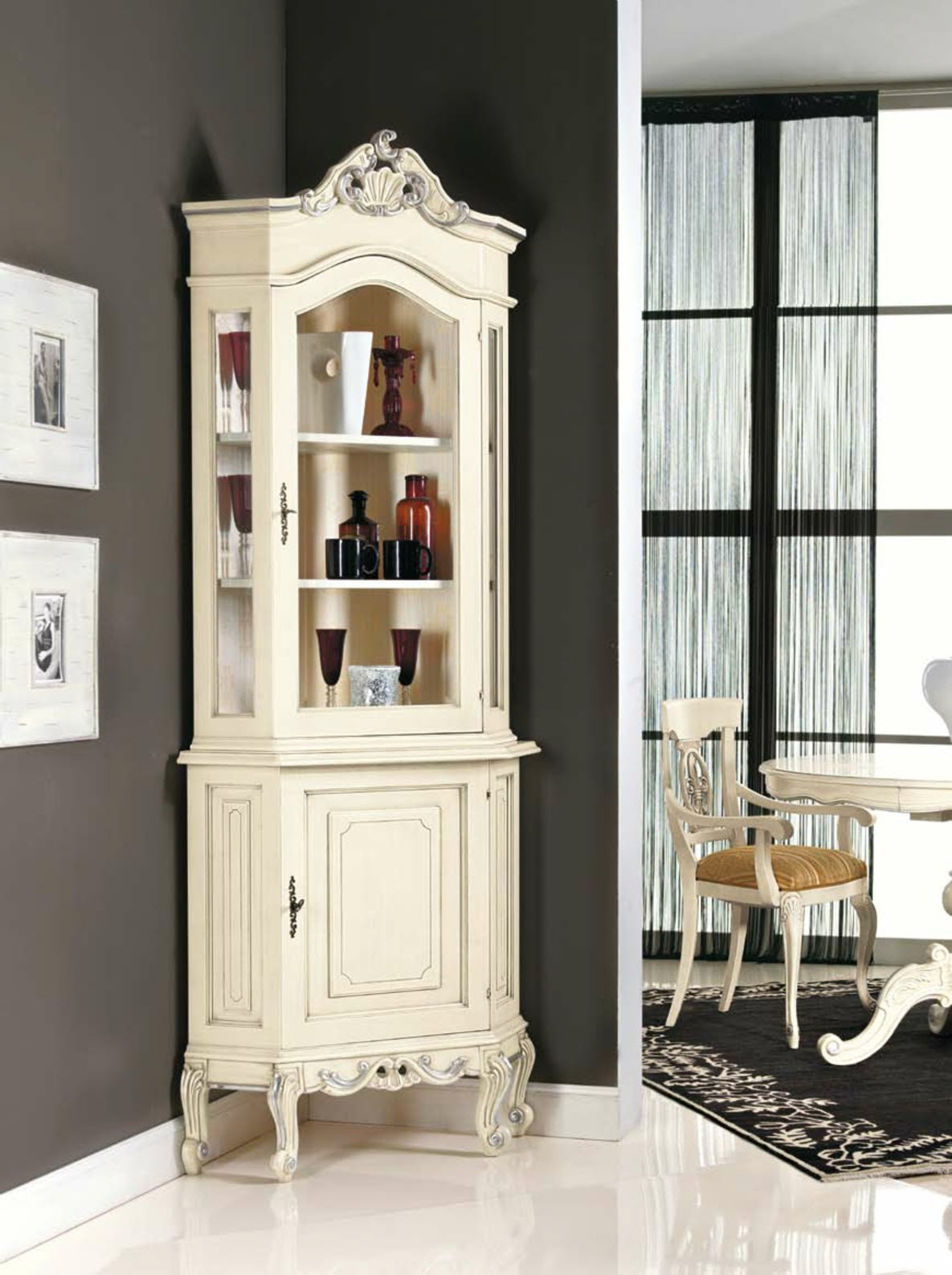 Кутова вітрина Vittoriano 2258
