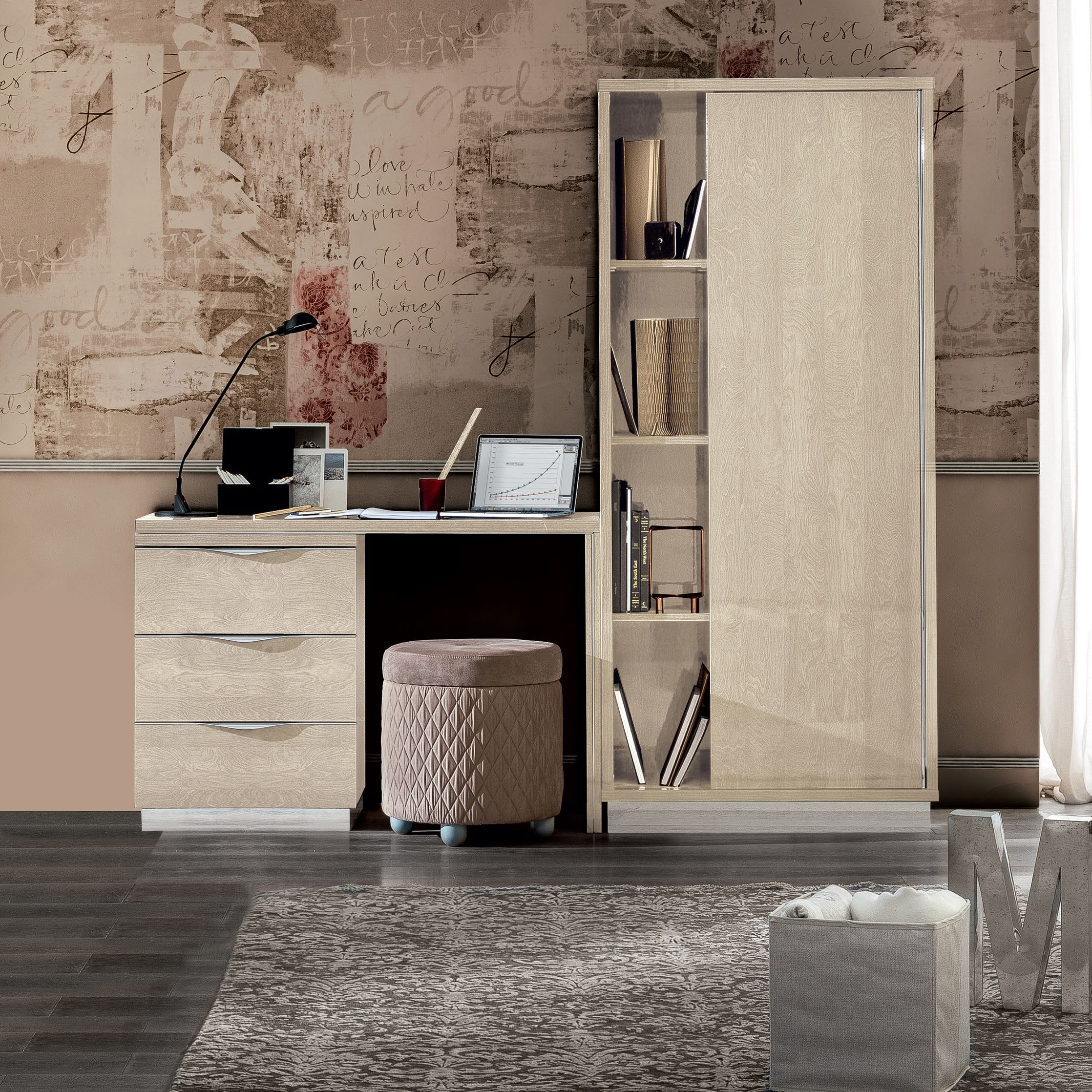 Книжный шкаф Platinum Sabbia