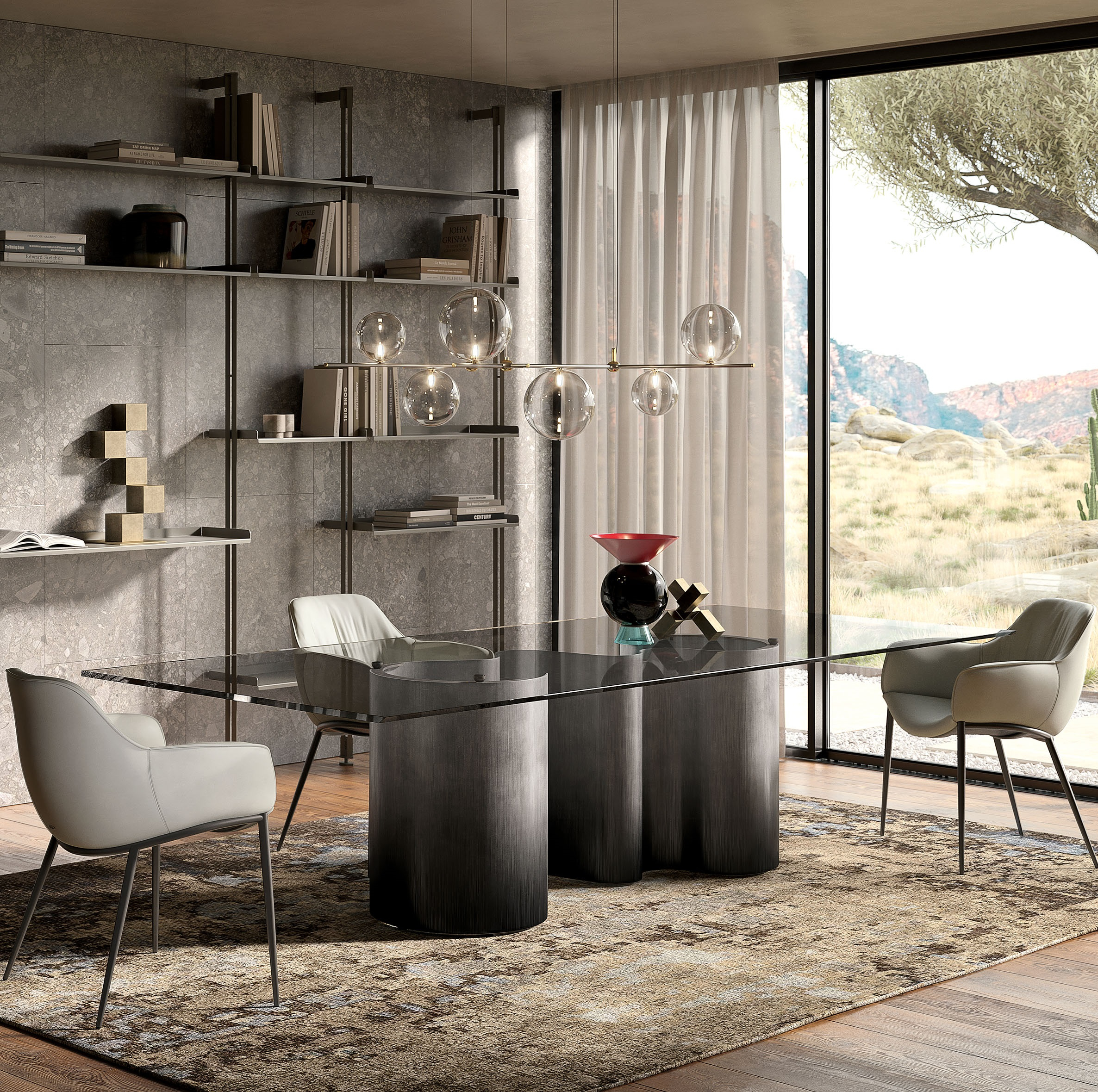 Стол Papel Glass