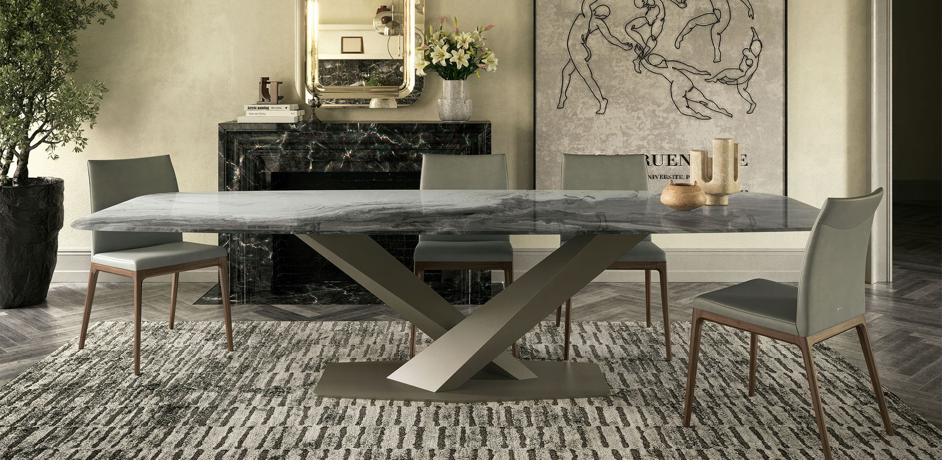 стол Stratos Crystalart